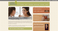 Desktop Screenshot of center-obgyn.com